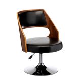 Stokey Black Gloss Walnut Chair